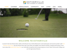 Tablet Screenshot of estherville.org
